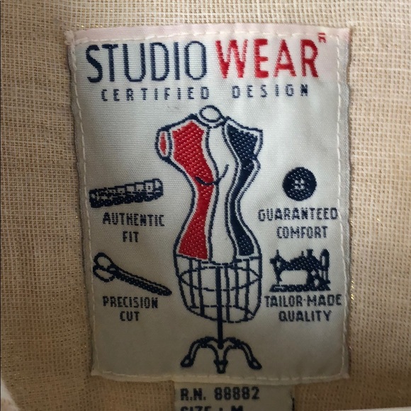 Golden Threads Cowboy Shirt by Studio Wear - Picture 3 of 5